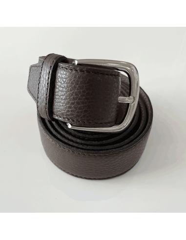 Ceinture Gold Boucle Ronde Marron