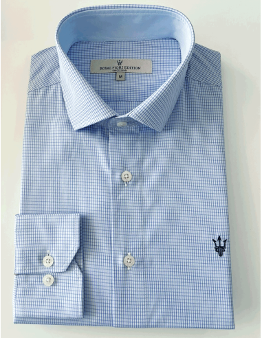 Chemise Bleu Carreau.