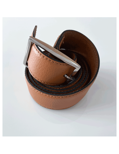 Ceinture Gold rectangulaire Camel.