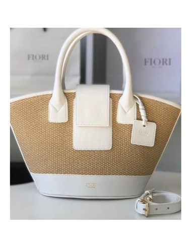 Sac Rafia Blanc.